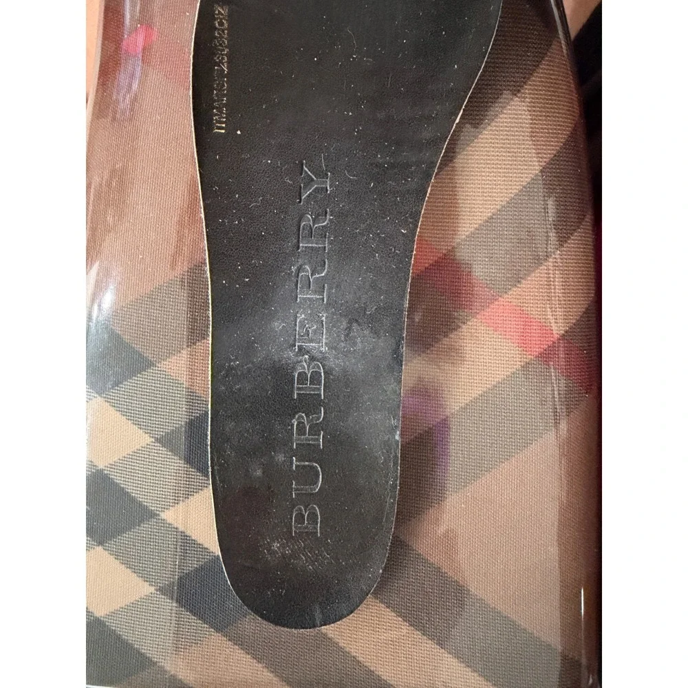 Burberry Rain Boots Womens Brown House Check Tall